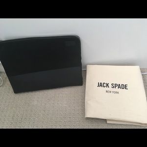 Jack spade portpolio zip around clutch